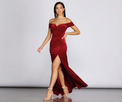 Shania Formal Velvet Sweetheart Dresses