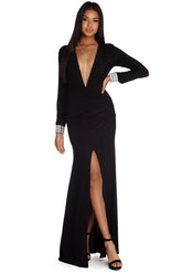 Athena Formelle asymmetrische Perlenkleider