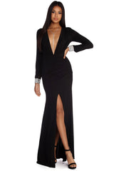 Athena Formelle asymmetrische Perlenkleider