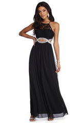 Anya Formal Lace And Gemstone Dresses