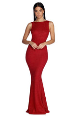 Ana Formelle Glitzer-Rüschenkleider