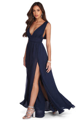 Reese – Formelle Chiffon-Kleider mit Lagenmuster