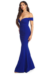 Aniyah Formelle schulterfreie Kleider