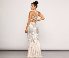 Payton Formal Sleeveless Sequin Dresses