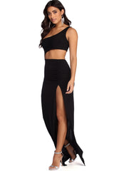 Blair One-Shoulder Cut-Out-Kleider