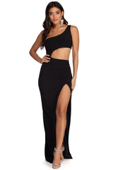 Blair One-Shoulder Cut-Out-Kleider