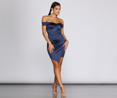 Seriously Satin Mini-Wickelkleider