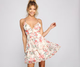 Spring Has Sprung Chiffon Skater Dresses