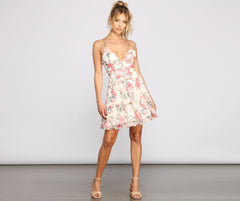 Spring Has Sprung Chiffon Skater Dresses
