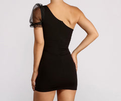 Dance with Me – Minikleid mit Puffärmeln