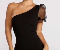 Dance with Me – Minikleid mit Puffärmeln