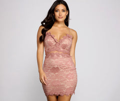 Minivestido elegante de crochet