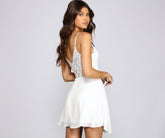 Todo sobre los vestidos skater de encaje floral