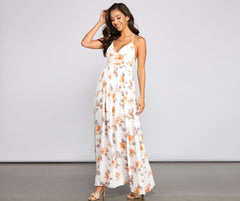 Vestidos largos florales para la primavera