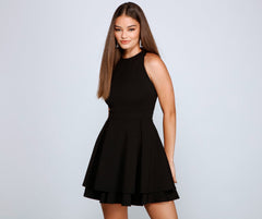 Vestidos patinadores en capas de belleza clásica