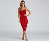 Ready For It Satin Midi Dresses