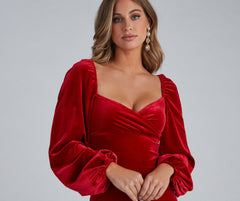 Chic Glamour Velvet Mini Dresses