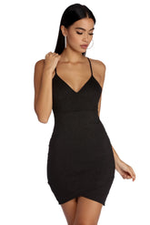 Star Gazing Glitter Mini Dresses