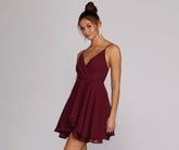 Chiffon Flow Skater Dresses