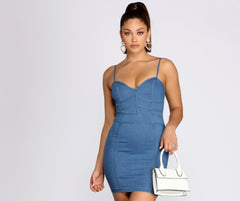 Darling con minivestido vaquero