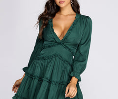 All Over Ruffled Skater Dresses