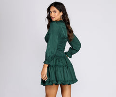 All Over Ruffled Skater Dresses
