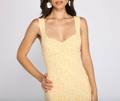 Minivestidos tejidos A Floral Moment