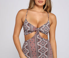 Vestidos largos con cortes, estilo bohemio y chic, despreocupados