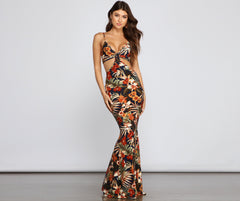 All Eyes On Me Floral Eyelet Maxi Dresses