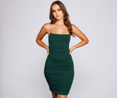 Vestidos mini fruncidos All The Right Moves