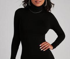 Back To Basics Turtleneck Mini Dresses