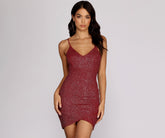 Sparkle Motion Glitter Mini Dresses