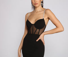 She's A Gem Crepe Mini Dresses