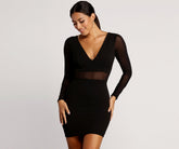 Kleider mit transparentem Netzeinsatz