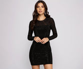 Capture The Spotlight Heat Stone Mini Dresses