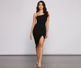 She's Got That Chic Style Crepe Midi Dresses