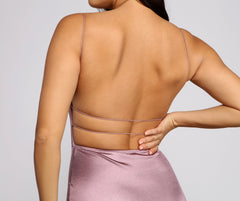 Elegante und atemberaubende Satin-Minikleider