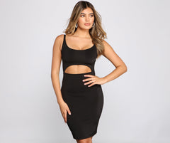 Sleek In Satin Ärmellose Minikleider