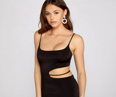 Ready To Stun Cutout Mini Dresses