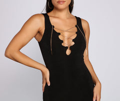 Off The Chain Sleeveless Mini Dresses