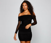 Chic Moment Mesh Bodycon Mini Dresses