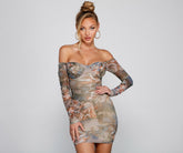 Not Your Angel Mesh Bodycon Dresses