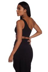 Crop Top Brillante y Temprano