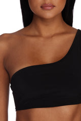 Crop Top Brillante y Temprano