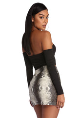 Top corto "A la fiesta"