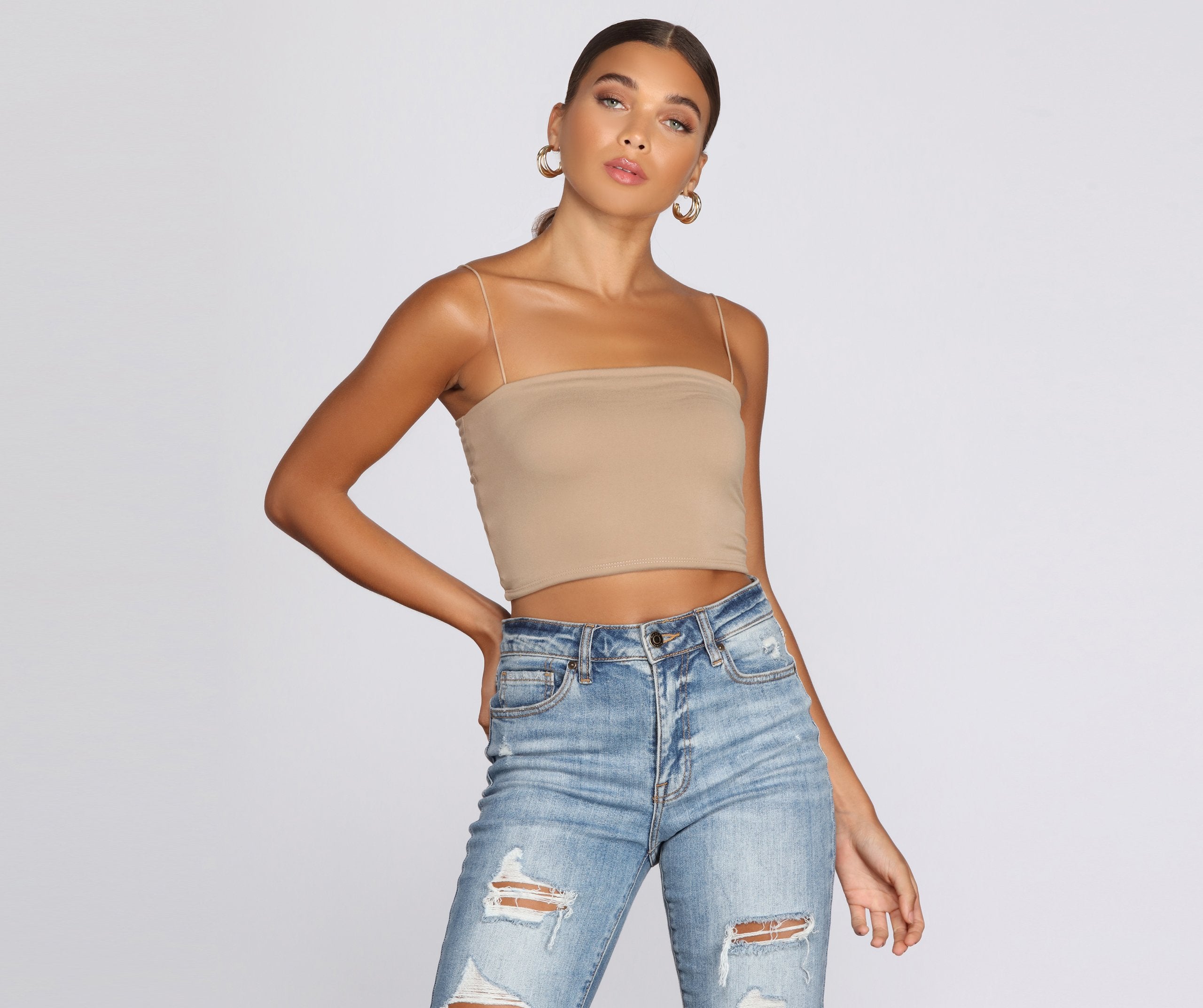 Cropped And Basic Tank