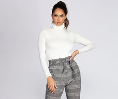 Weicher Rollkragen-Body