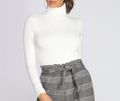 Weicher Rollkragen-Body