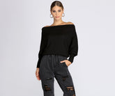 Bequemes, schickes Rippstrick-Top
