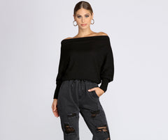 Bequemes, schickes Rippstrick-Top